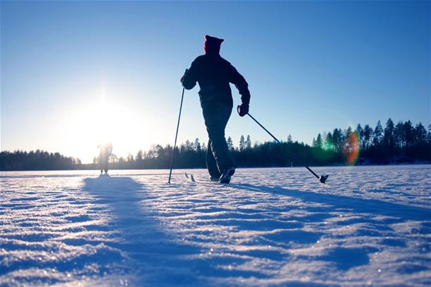 Бег на коньках, лыжи и зимние пешие прогулки