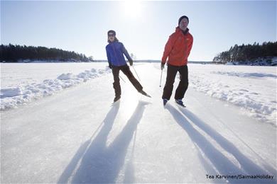 Бег на коньках, лыжи и зимние пешие прогулки